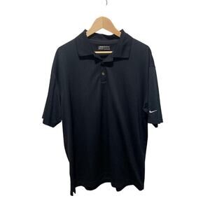 Nike Golf polo shirt black dry fit size XL